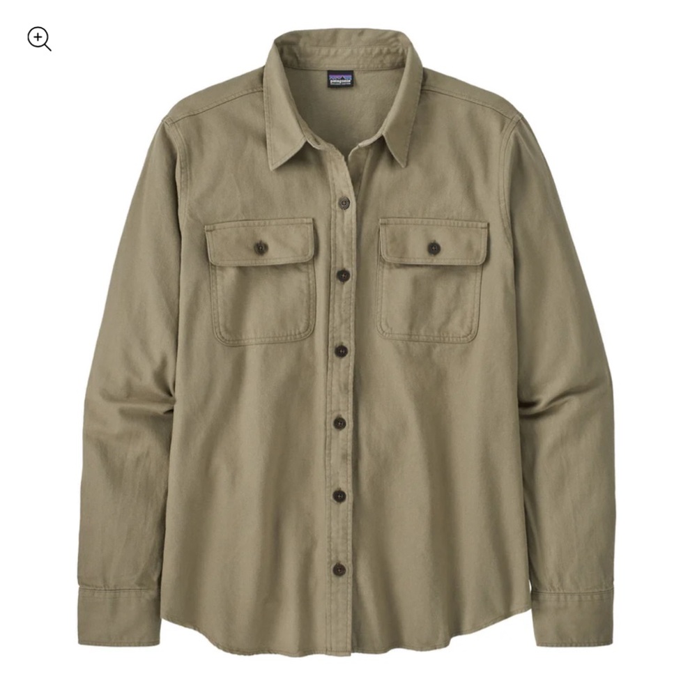 Women's Long-Sleeved Organic Cotton Midweight Fjord Flannel Shirt